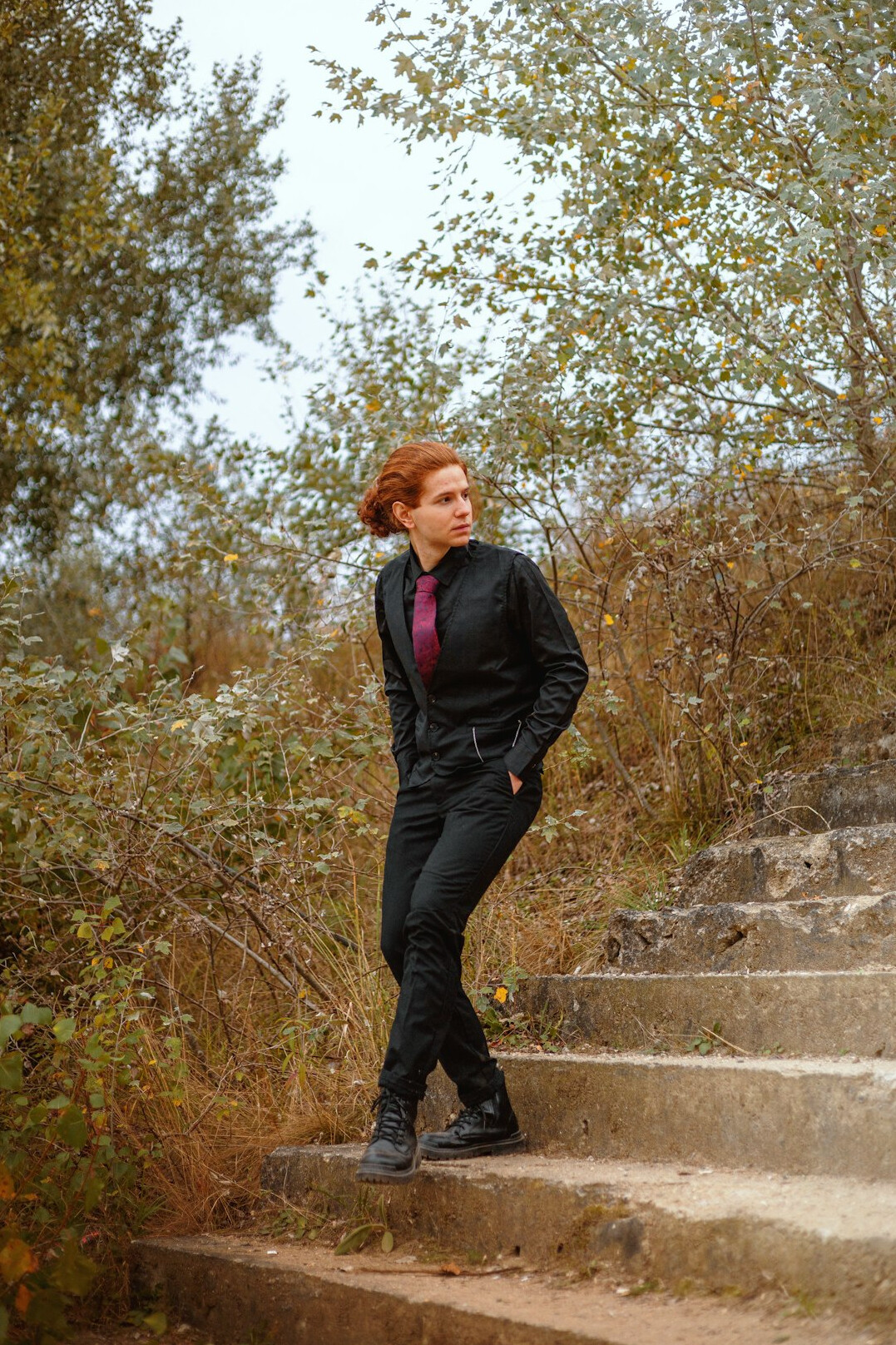 Portrait of a smiling businesswoman in a blazer