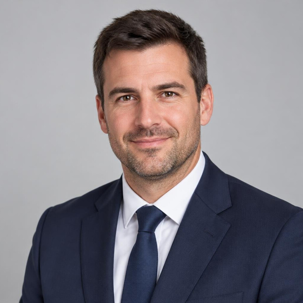 Portrait of a confident businessman in a suit